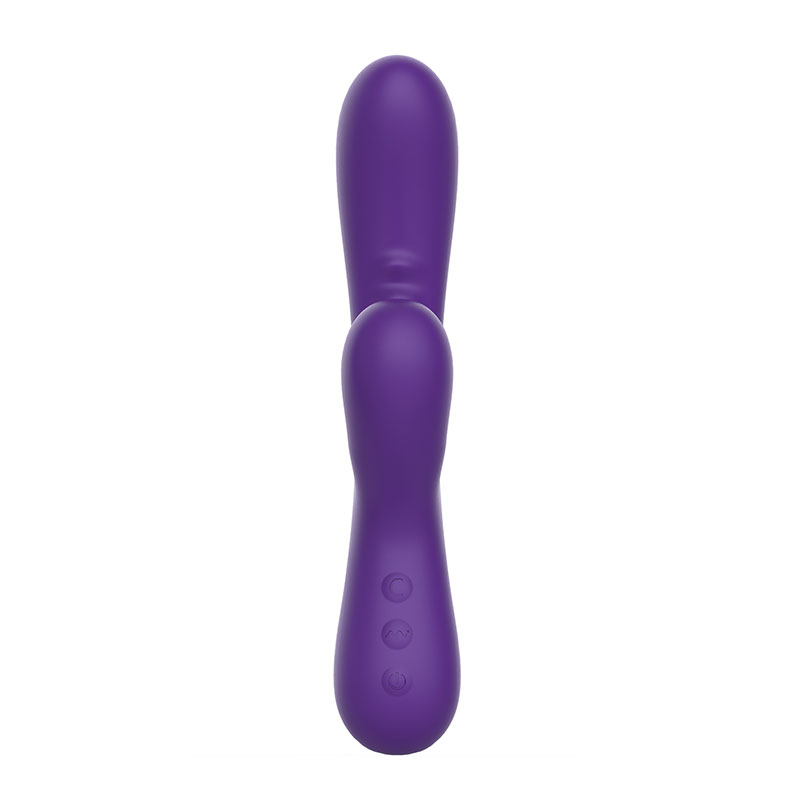 Duo Silicone Rabbit imutoiminnoilla, violetti