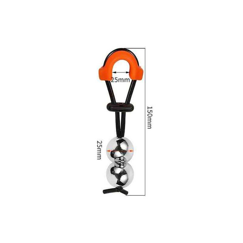 Metallinen penispaarit-kaksoispallo (φ25mm)